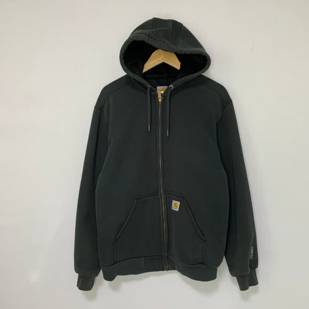 칼하트 차콜 베이직 후드집업 빈티지 남성 S 남녀공용