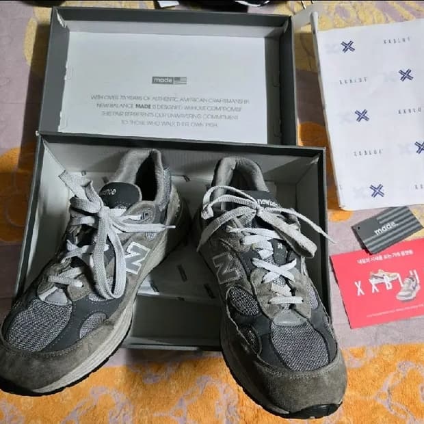 뉴발란스 992 그레이 285 D 스니커즈. 275~280