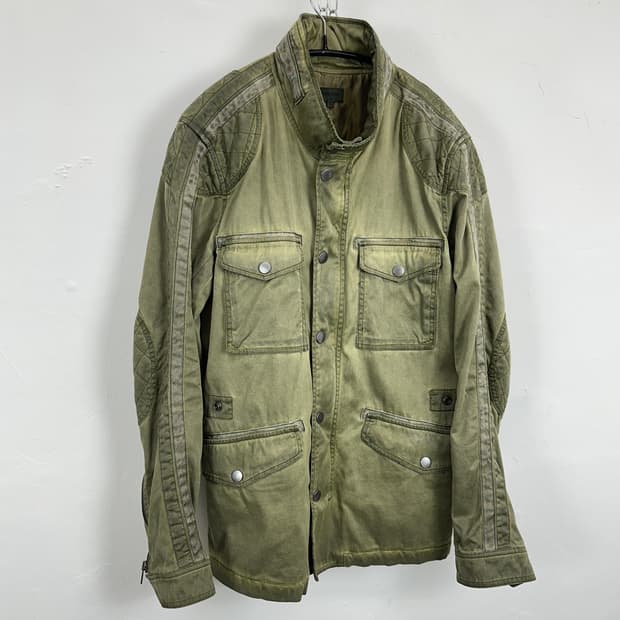 Diesel Washed Cotton Biker Jacket