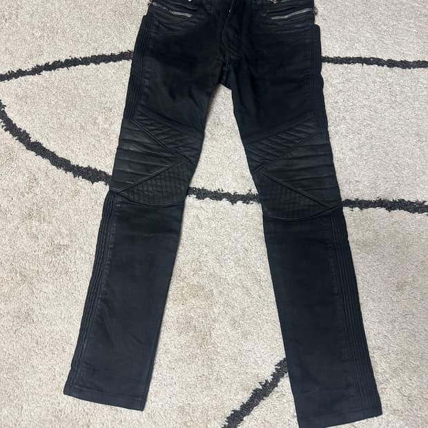 발망 14fw 더블지퍼 코팅진 28