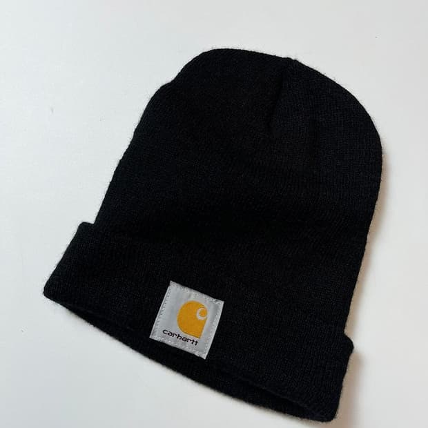 칼하트 로고 베이직 비니 Q1440