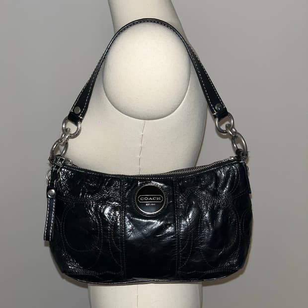 COACH black shoulder bag