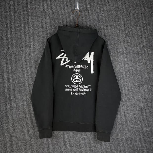 스투시 월드투어 어센틱 후드집업