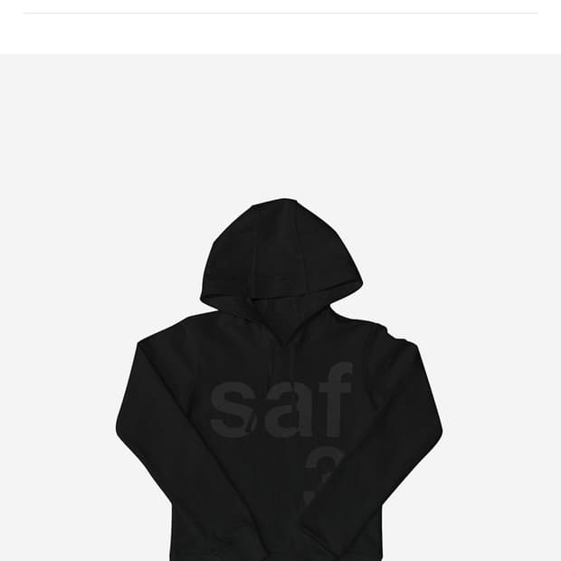 새상품 Safarispot Women 후드 블랙