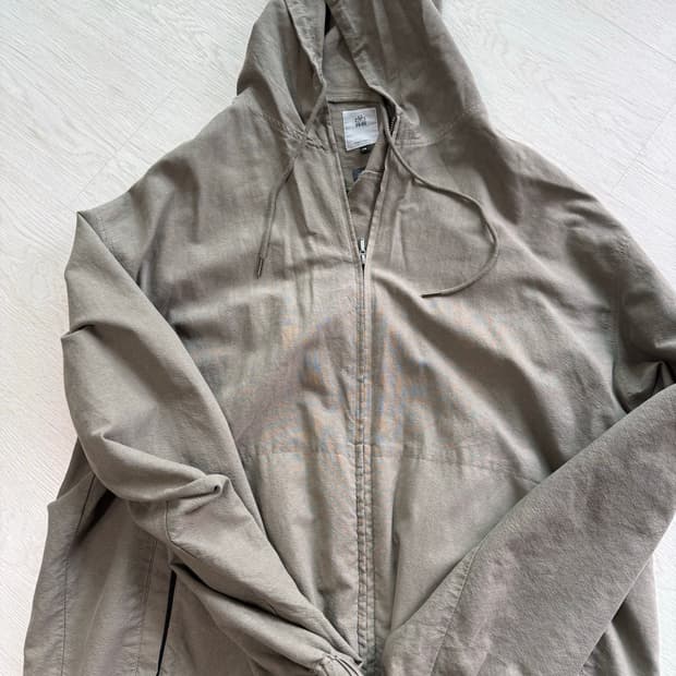 [4] 폴리테루 집 후디 파카 카키베이지