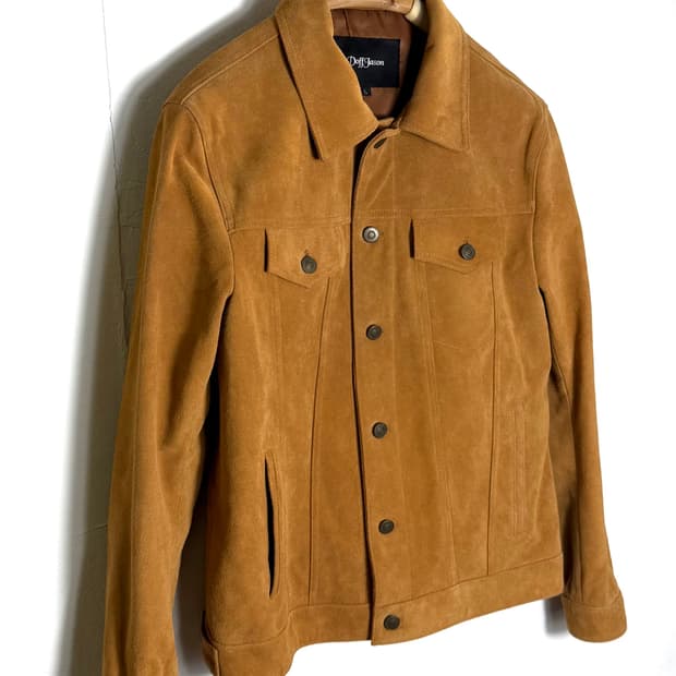 도프제이슨 스웨이드자켓 도프제이슨자켓 키우하이드