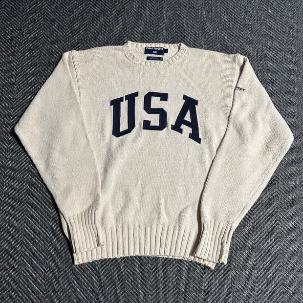 90s Polo Sports USA 니트