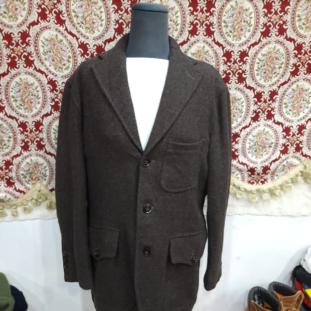 세인트 램버트 3버튼 울 블레이저

