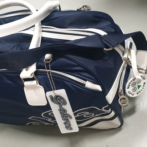 지쓰리 G-three  다이와 네이비 보스턴백