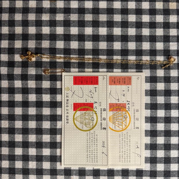 크롬하츠 제작 22K 목걸이 + 옷핀 세트 판매합니다