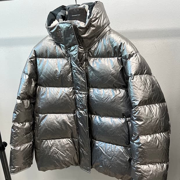 95) 준지 메탈릭 오버패딩 