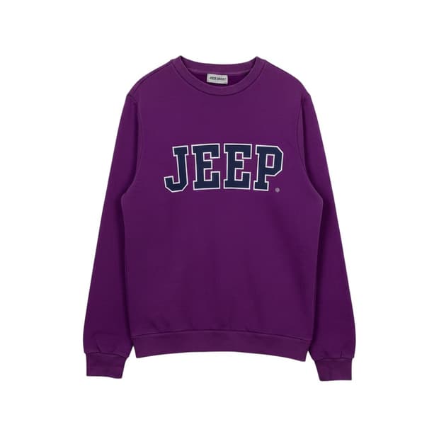 (100) JEEP 로고 맨투맨 퍼플