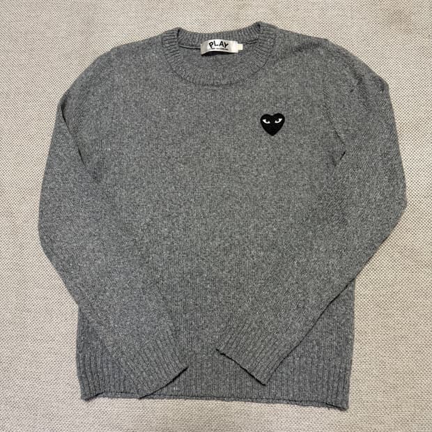 꼼데가르송 블랙와펜 램스울 니트