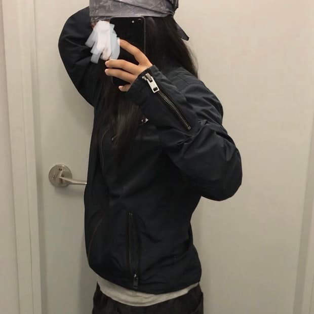 디젤 바이커 자켓 네이비