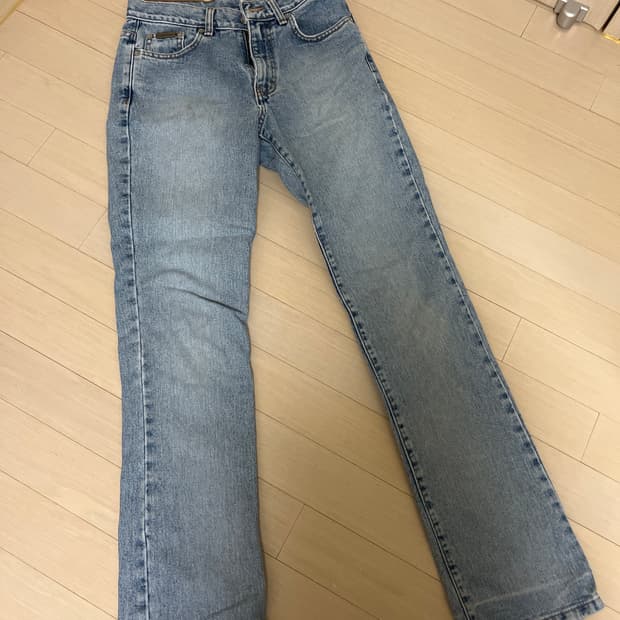 캘빈클라인 연청바지 