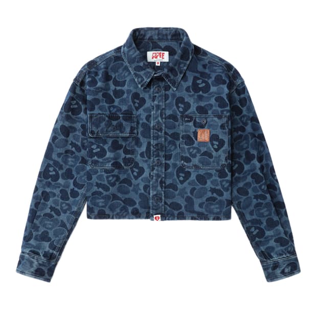 (오더) 베이프 APEE 25SS 카모 데님 자켓