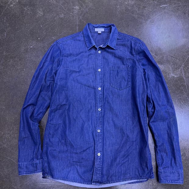 Cos 캐쥬얼 원포켓 데님셔츠 남방 S