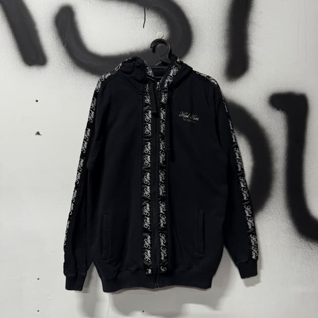 Karl Kani 칼 카니 테이핑 로고 풀 집업 후디