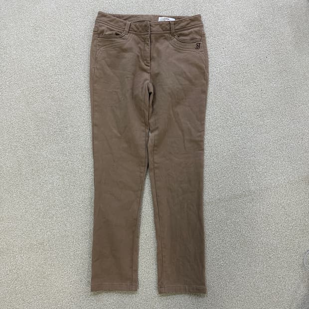70 JDX 브라운 색상 치노 팬츠 0316D