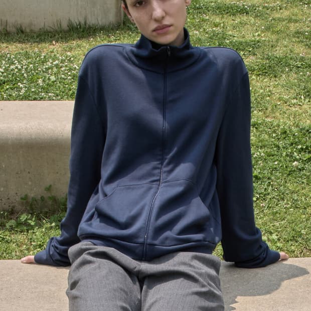 머듈 넥 집업 mudule neck zip (사이즈 0)