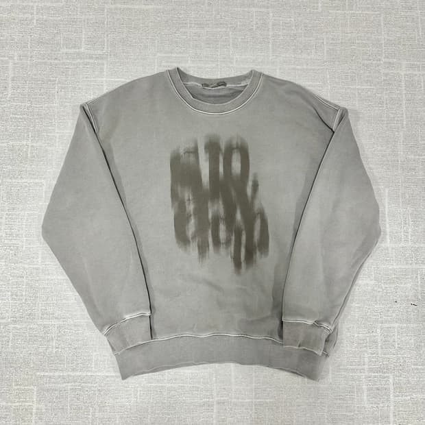 슬로우애씨드 오버 맨투맨 