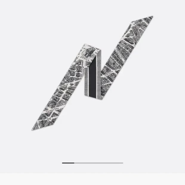 [새상품] 디올 Dior Plan de Paris 미차 스카프