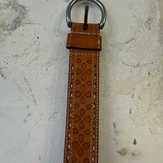 랄프로렌 더블알엘급 웨스턴 가죽벨트 