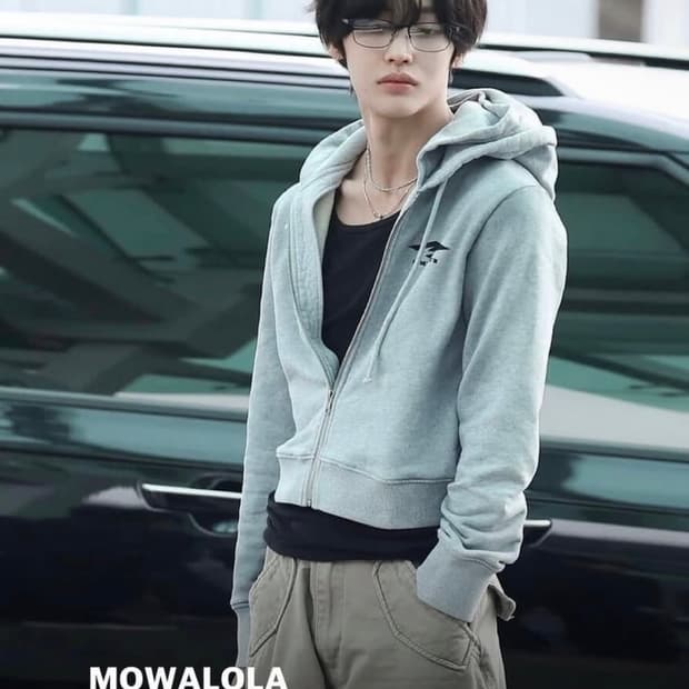 모와로라 더블디 후드집업