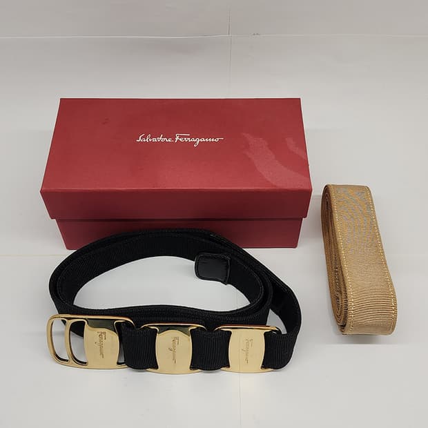 페라가모 패브릭 벨트 6576M