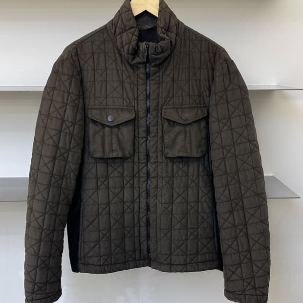 아르마니 꼴레지오니 투포켓 퀼티드 스티치 자켓