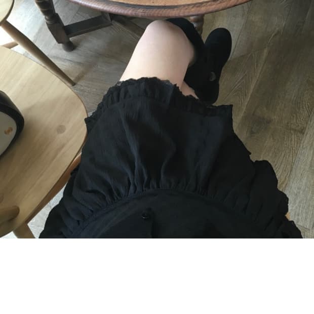 아워캐비넷 ander frill skirt pants