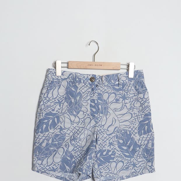 PALM SNAKE Pattern Shorts (28)