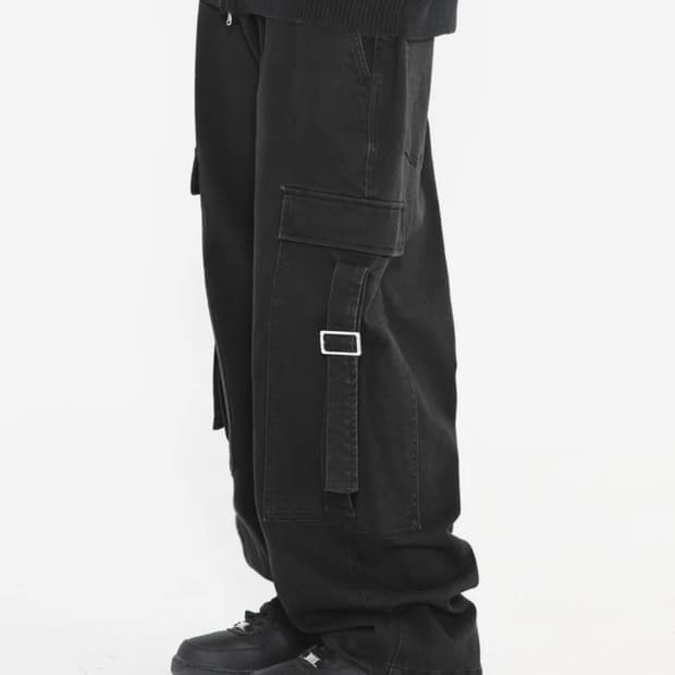 [원가_87,000원] 엑스톤즈 XP197 이네즈 카고 스트랩 코튼 팬츠