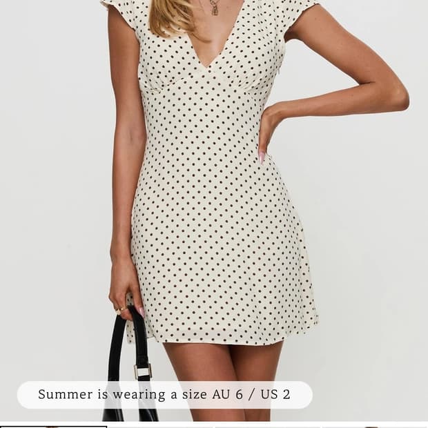 프린세스 폴리 미니 폴카 닷 원피스