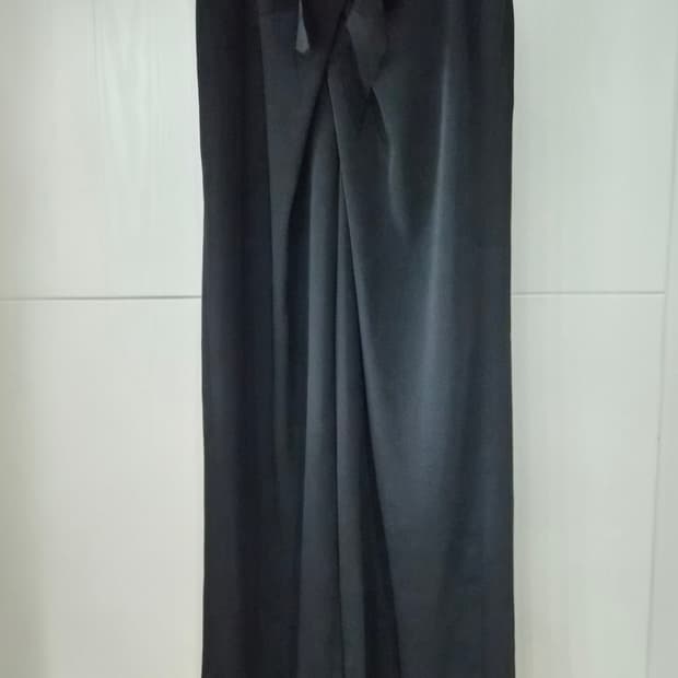 랑방컬렉션 블랙와이드팬츠