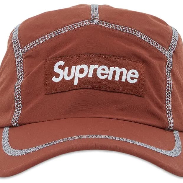 23ss 슈프림 리플렉티브 스티치 캠프 캡