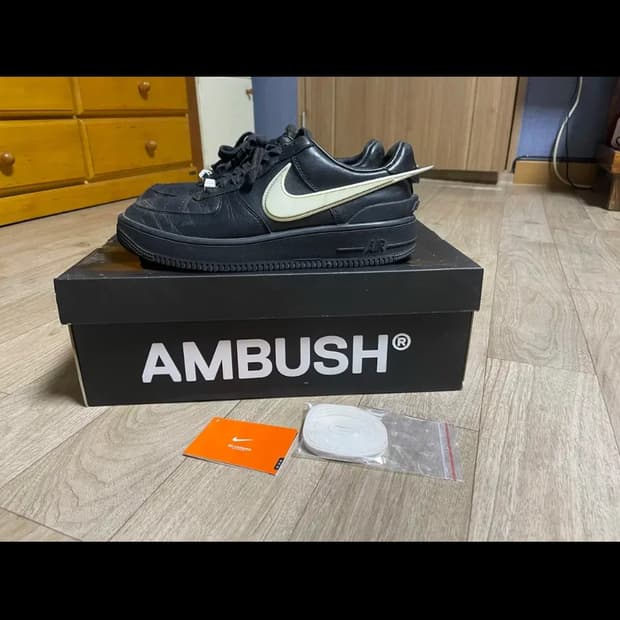앰부쉬 에어포스 1 로우 블랙 270