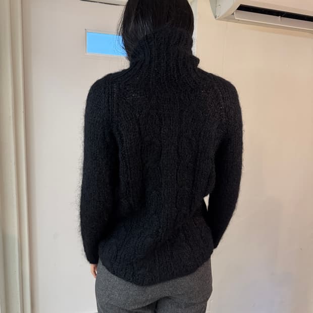 꼼데가르송 Tricot Chunky Turtleneck Knit