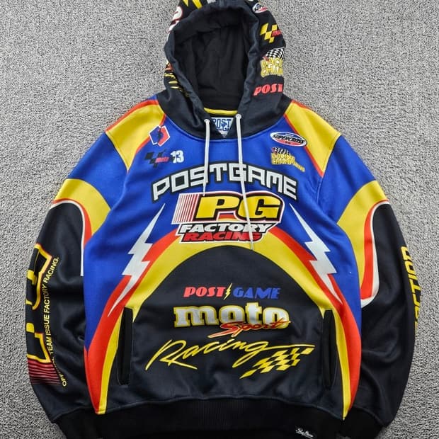 POST GAME PG팩토리 모터레이싱 후드 티셔츠 (3XL)/10949