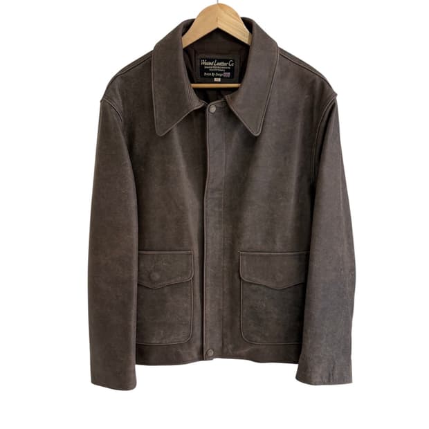 Wested Leather 인디아나 존스 A-2 플라이트 카우 레더자켓