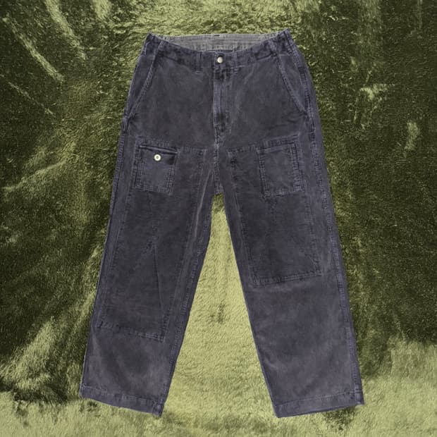 [L] 네이머클로딩 코듀로이 더블니 유틸리티 포켓 팬츠