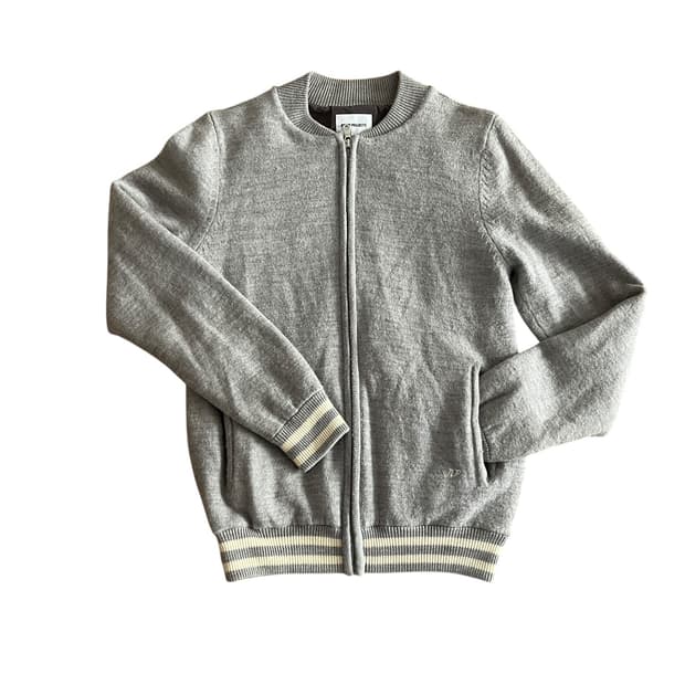 노스 프로젝트 메리노 울 니트 집업 가디건 S