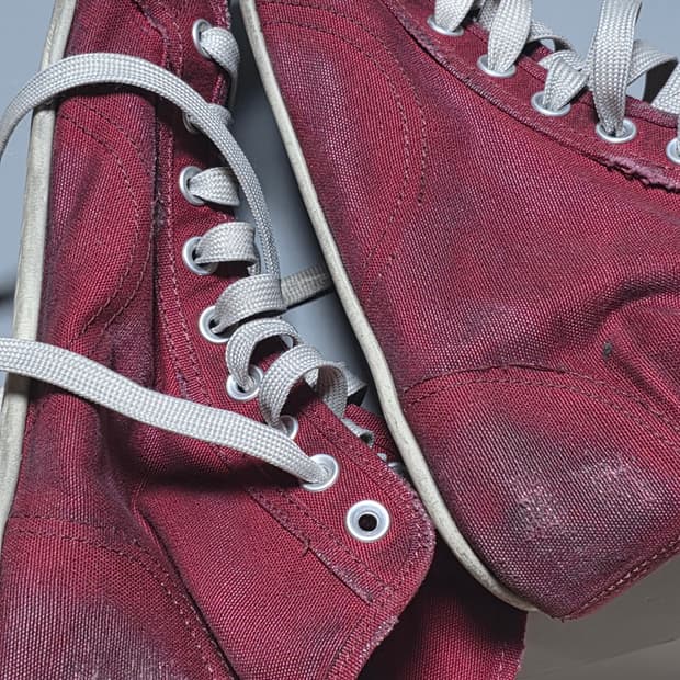 발렌시아가 파리 울트라 플랫 하이 탑 스니커즈 레드 42