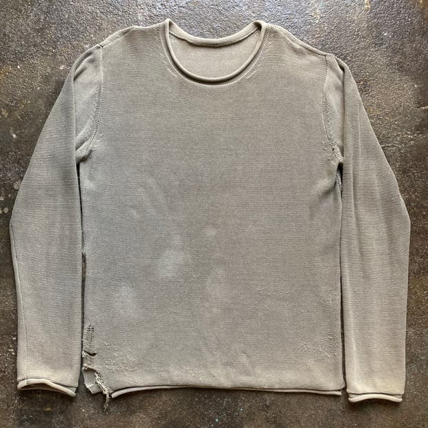 빈티지 밀리터리 니트