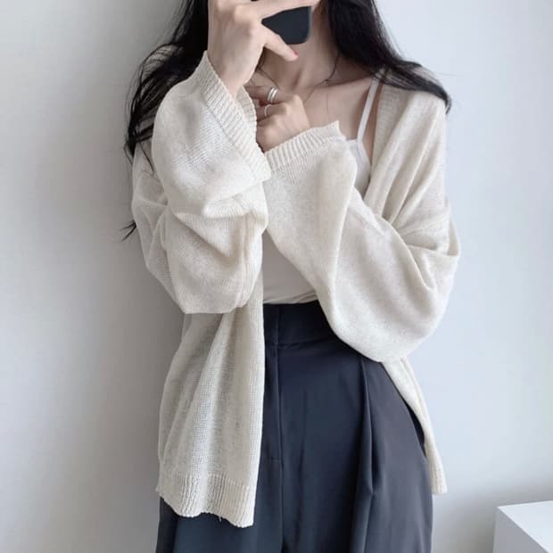 (9월까지처분)루즈핏 가디건