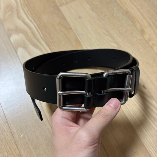 발렌시아가 더블 버클 벨트