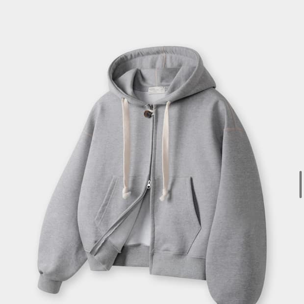 바켄 후드집업 그레이 W사이즈 