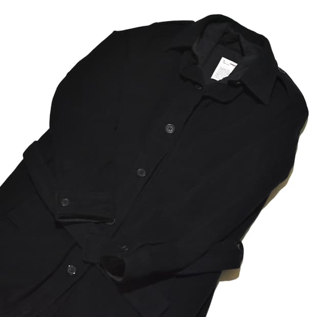 Hussein chalayan boiled wool coat