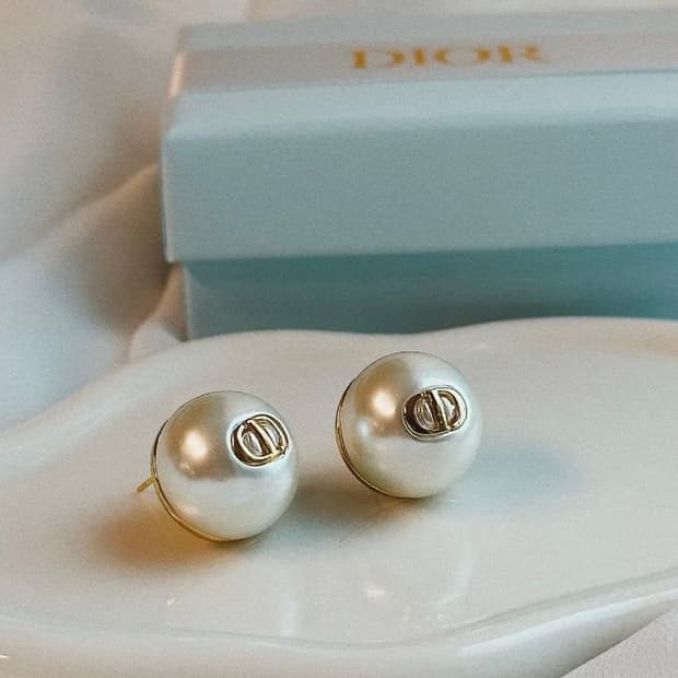 디올 진주 귀걸이 업사이클링