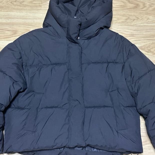 스파오 여성 후드 푸퍼 패딩 L